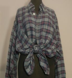 Burberry Delave Linen Shirt Men's XL